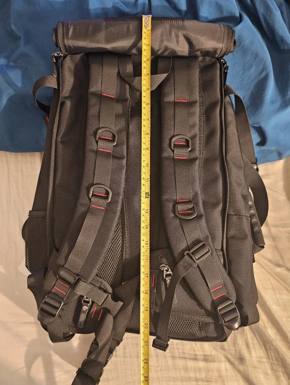 KAKA Travel Backpack, Carry On Flip to Duffel Bag EUC Black